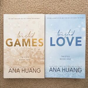Twisted Games & Twisted Love Hardcover-Style Book Set - Blue & Gold